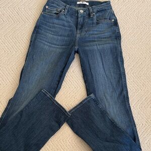 7 for all man kind Slim Straight Women’s Jeans in Dark Blue